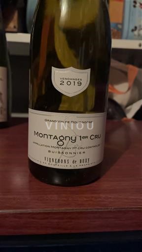 Burgundija Montagny Premier Cru Vignerons de Buxy Buissonnier 2019
