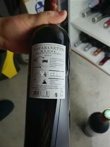 Bordeaux Médoc La Cabannette 2023