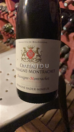 Burgundy Chassagne-Montrachet Château Chassagne-Montrachet domaine Bader-Mimeur 2016