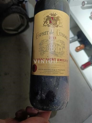Bordeaux Lussac-saint-émilion L'Esprit de Lussac 2013
