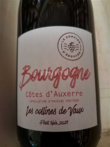 Thung lũng sông Loire Côtes-d'auvergne Domaine Le Domaine d'Edouard Les collines de Vaux 2021