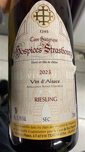 Alsasko Ryzlink Cave Historique des Hospices de Strasbourg 2023