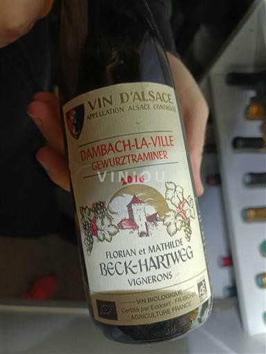 Alsacia Beck-Hartweg Dambach-la-Ville Gewurztraminer 2016