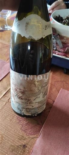 Bourgogne Premier Cru Nicolas roussignol Clos des Angles 2000
