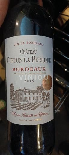 Bordeaux Château Curton La Perriere 2015