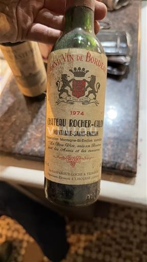 Bordeaux Montagne-saint-émilion Château Rocher-Calon 1974