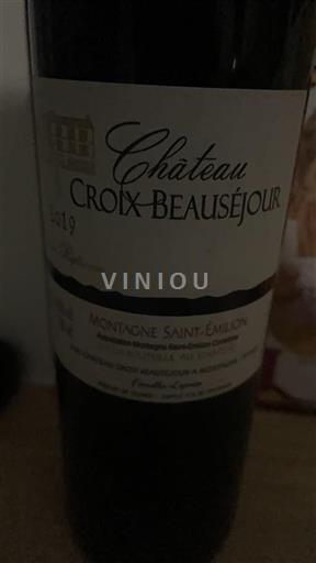 Bordéus Montagne-saint-émilion Château Croix-Beauséjour 2019