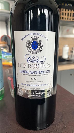 Bordeaux Lussac-saint-émilion Château S Rochers Prestige 2022