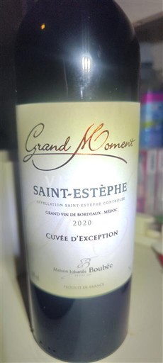 Bordeaux Saint-Estèphe Grand Moment d'Exception 2020
