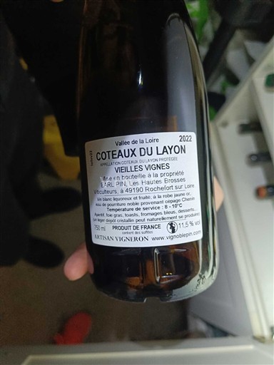 Thung lũng sông Loire Coteaux-du-layon Les Hautes Brosses Vieilles Vignes 2022