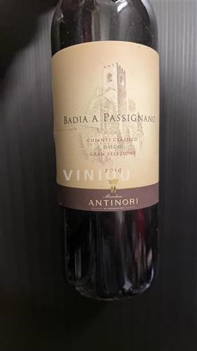 Toscana Chianti Classico Badia a Passignano Gran Selezione 2019