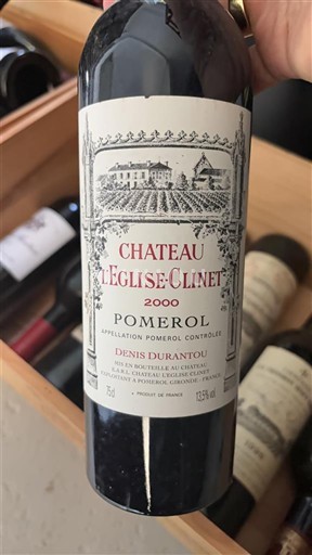 Bordeaux Pomerol Château L'Église-Clinet 2000
