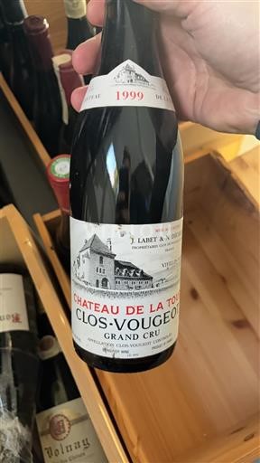 Bourgogne Clos-de-vougeot Grand Cru Château La Tour 1999