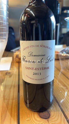 Bordeaux Saint-Estèphe Domaine Fleuron de Lich 2013