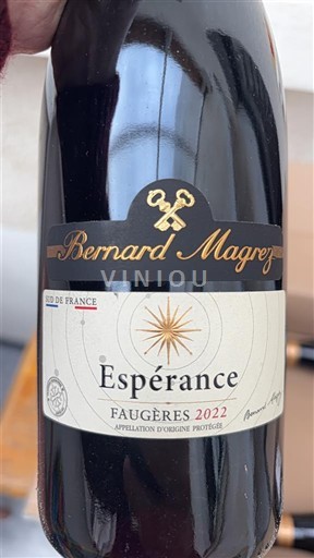 Languedoque Faugères Bernard Magrez Espérance 2022