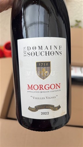 Beaujolais Morgon Domaine S Souchons Vieilles Vignes 2022