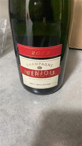 Champagne Mercier Brut Millésimé 2002