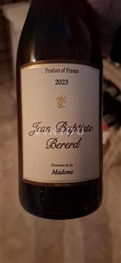 Beaujolais Domaine La Madone Jean Baptiste Bererd 2023