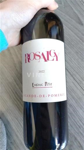 Bordeaux Lalande-de-pomerol Emeric Petit Rosaly 2022