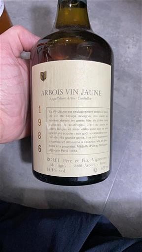Jura Arbois Rollet Père et Fils 1986