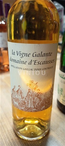 Tây Nam Không được chỉ định Domaine Escausses La Vigne Galante Không niên vụ