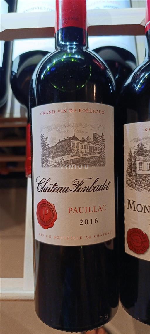 Bordeaux Pauillac Château Fonbadet 2016