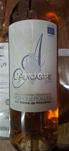 Provence Côtes-de-Provence SCEA La Courtade Porquerolles L'Alycastre 2014