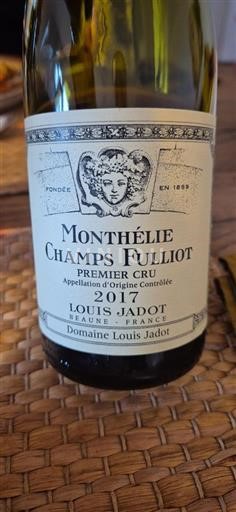 Bourgogne Monthélie Premier Cru Domaine Louis Jadot Champs Fulliot 2017