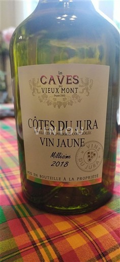 Jura Côtes-do-jura Les Caves du Vieux Mont 2018
