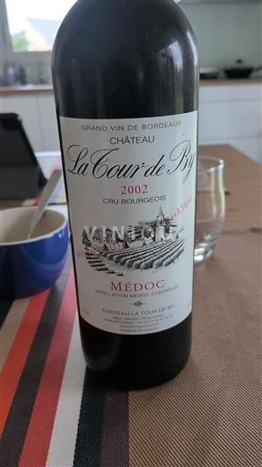 Bordeaux Médoc Château La Cour de By 2002