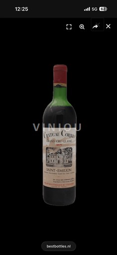 Bordeaux Saint-Émilion Grand Cru Château Corbin 1971