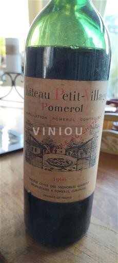 Bordeaux Pomerol Château Petit-Village 1965