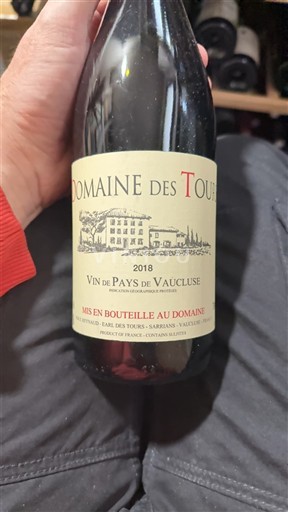 Provence, hạ lưu Rhône, Corse Vaucluse Domaine S Tours 2018