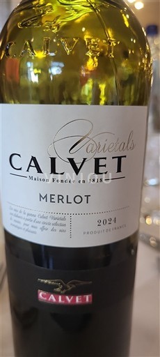 Bordeaux Calvet Variétals Merlot 2024
