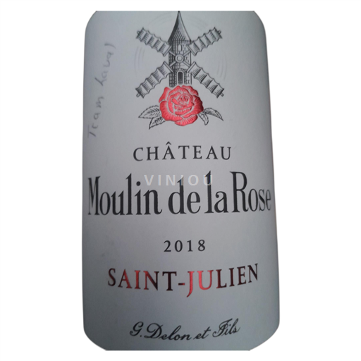 Bordeaux Saint-Julien Château Moulin de La Rose 2018