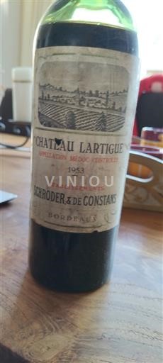 Bordeaux Médoc Château Lartigue 1953