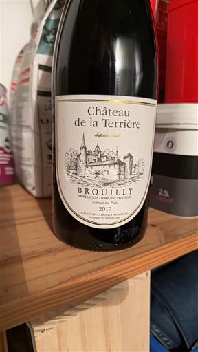 Viinit Rouge sec Château La Terrière 2017 Ranska Beaujolais Brouilly AOC
