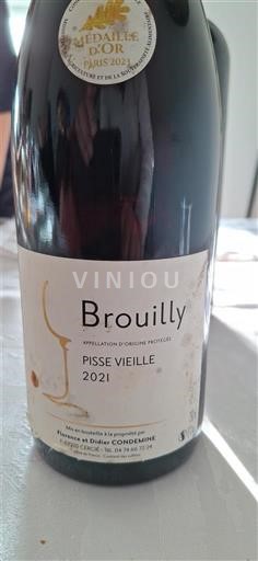 Beaujolais Brouilly Domaine Philippe et Didier Combier Pisse Vieille 2021