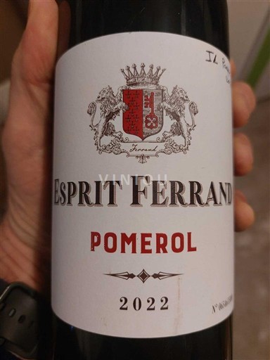 Bordéus Pomerol Esprit Ferrand 2022