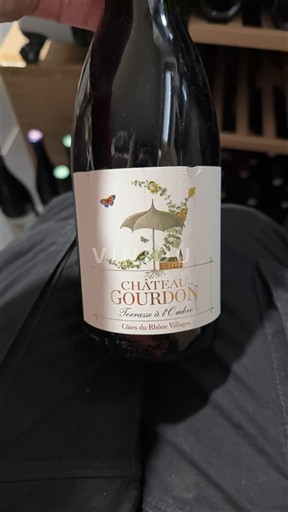 Thung lũng Rhône Côtes-du-rhône-villages Château Gourdon Terrasse à l'Ombre 2020