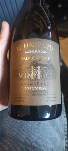 Thung lũng sông Loire Vouvray Domaine Huet Le Haut-Lieu Première Trie Moelleux 2015