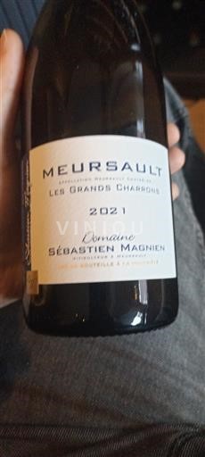 Bourgogne Meursault Domaine Sébastien Magnien Les Grands Charrons 2021