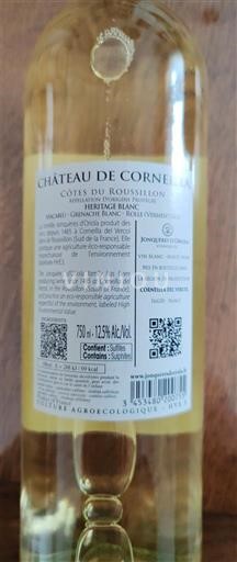 Roussillon Côtes du Roussillon Château Corneilla Héritage Blanc 2024