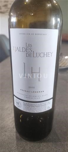 Bordeaux Pessac-Léognan Les Haldes de Luchey 2016