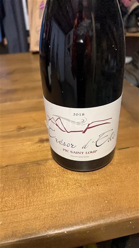 Langvedok Pic-saint-loup Trésor d'Éole 2018