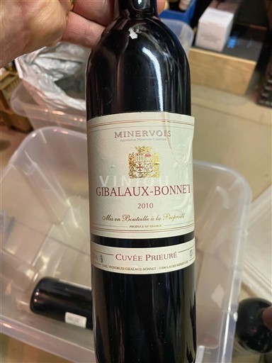 Languedoc Minervois Gibalaux-Bonnet Prieure 2010