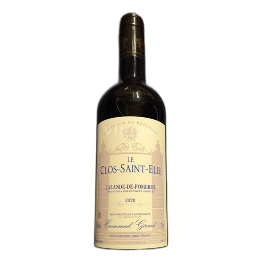 Bordeaux Lalande-de-Pomerol Le Clos-Saint-Élie 2020