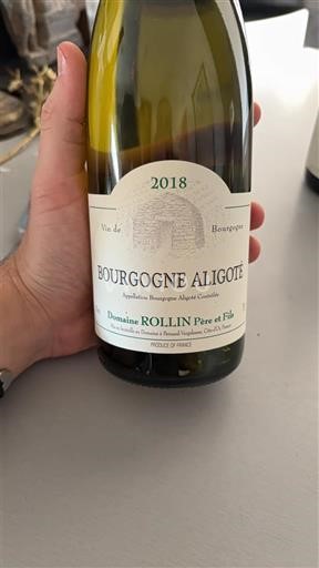 Bourgogne Bourgogne-aligoté Domaine Rollin Père et Fils 2018