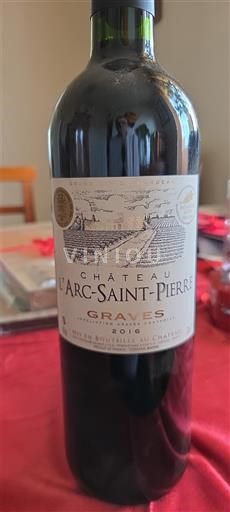 Bordeaux Graves Château l'Arc-Saint-Pierre 2016