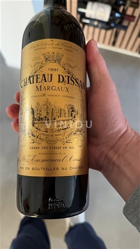 Bordeaux Margaux Grand Cru Château Issan 1981